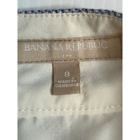 Banana Republic Size 8 Straight and Pencil Skirt‎ Blue - Picture 3 of 6